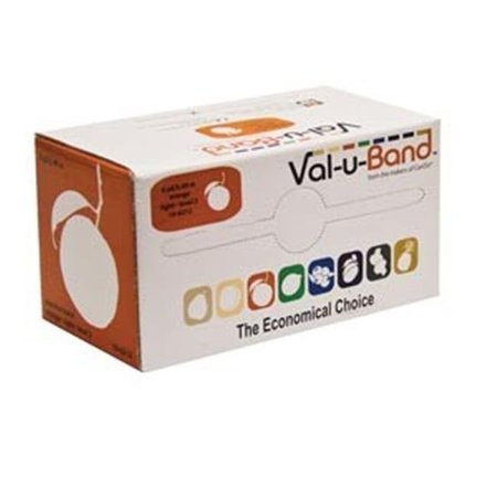 FABRICATION ENTERPRISES Fabrication Enterprises 10-6212 6 yards Val-U-Band Exercise Band; Orange; Level 2 1575201